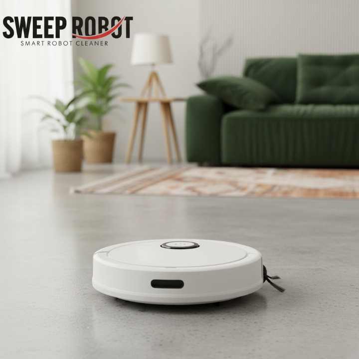 Smart Automatic Dust Sweeping Robot – Rechargeable Floor Cleaning Vacuum Mop For Home And Office