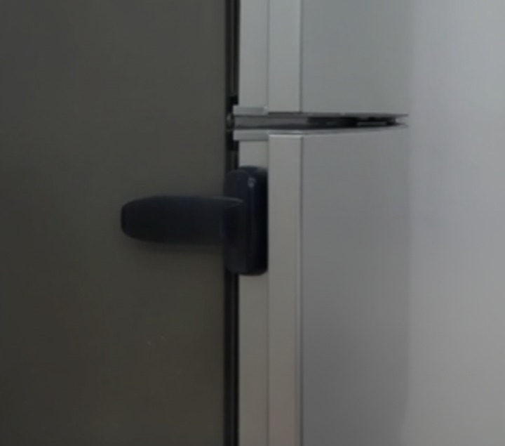 Self Adhesive Sticky Fridge Door Lock For Child Safety, Strong Grip Protection