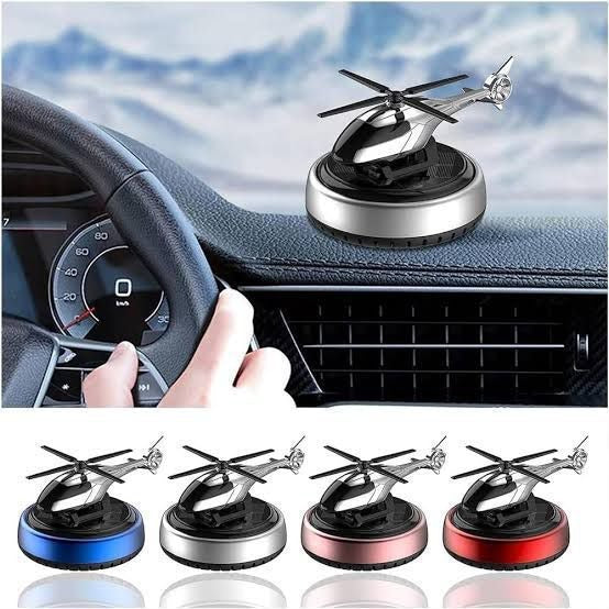 Car Aroma Diffuser Air Freshener Helicopter – Rotating Propeller Fragrance Freshener for Dashboard