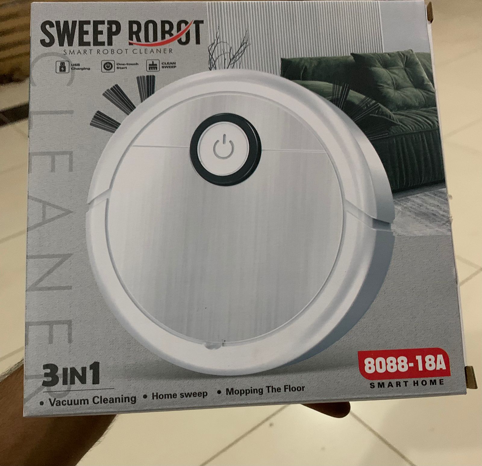 Smart Automatic Dust Sweeping Robot – Rechargeable Floor Cleaning Vacuum Mop For Home And Office