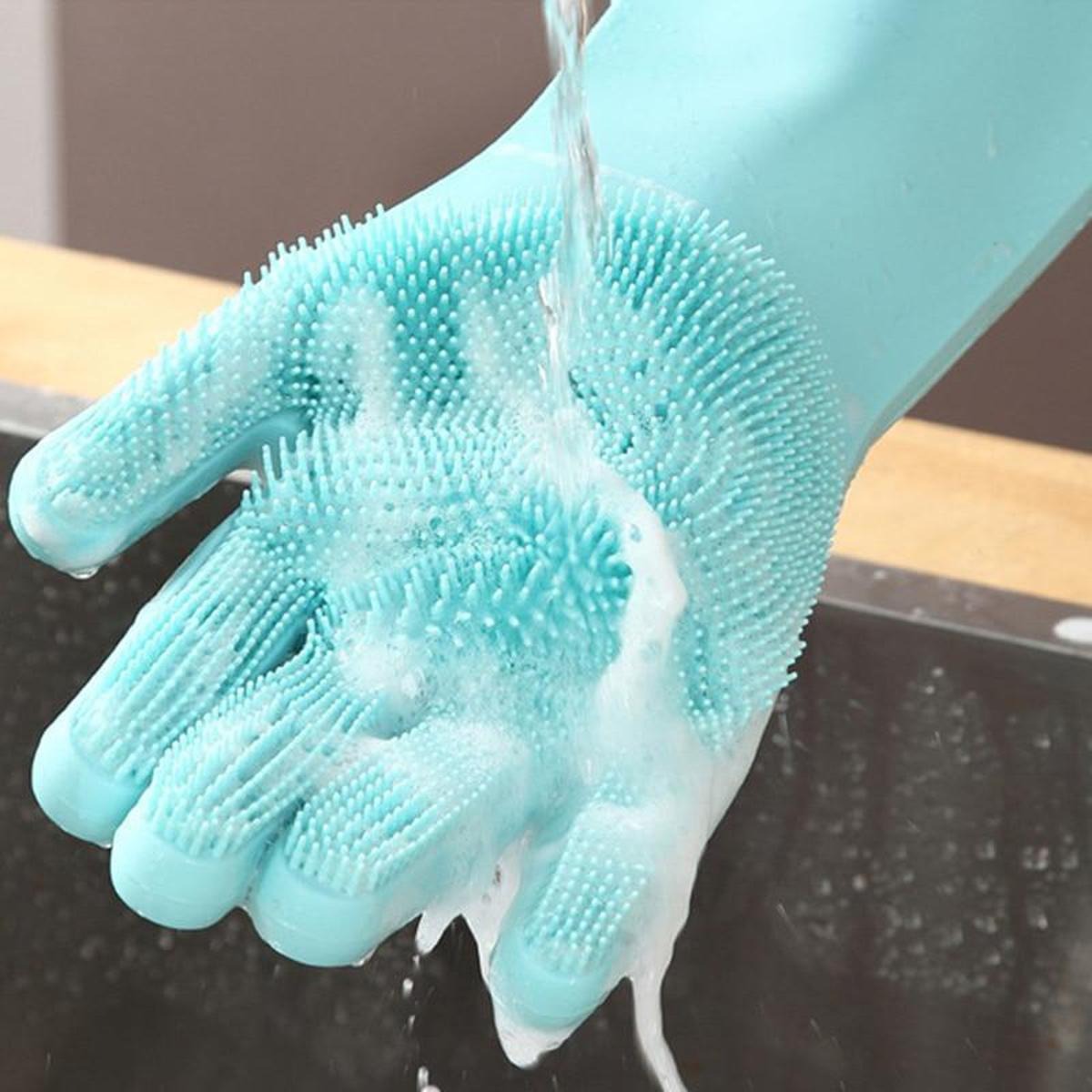 Silicone Dishwashing Gloves Durable Quality Comfortable Grip Reliable Performance Easy Cleaning